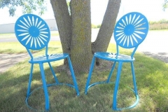 Mendota Blue Terrace Chairs