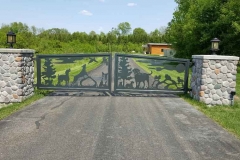 Old Stone Pet Lodge Gate