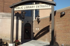 Mineral Point Library Sign