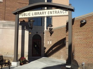 Mineral Point Library Sign