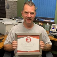Jeff with PCI Certificate Jeff with PCI Certificate